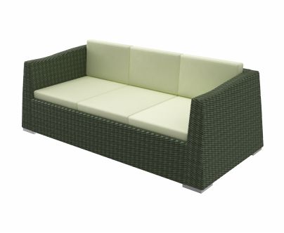 3er Couch "Rattan" (zzgl. Poslter)